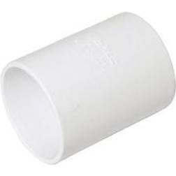 FloPlast FloPlast White Solvent weld Waste pipe Coupler (Dia)40mm