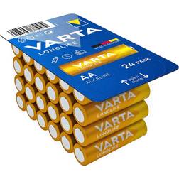 Varta Longlife AA Batteries 24 pack