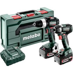 Metabo Set di macchine a batteria bs 18 lt bl ssd 18 lt 200 bl, 2x 5,2 Ah caricabatterie