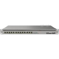 Mikrotik RB1100AHx4 Dude Edition 1GB RAM 13xgbit Lan 60GB M. 2 Drive. Routeros L6. 1u Rackmount Case