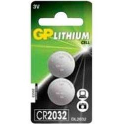 GP Batteries Batteries GPCR2032 Button cell CR 2032 Lithium 3 V 2 pc(s)