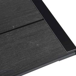 Kirkedal Heimdal Afslutningsliste RAL 9005 30x25x50x3000 mm