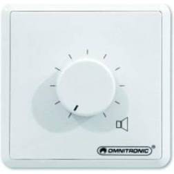 Omnitronic Recess-mount PA volume control (mono) White