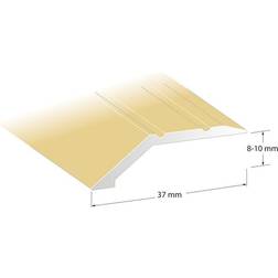 Lundbergs Nivålist Standard guld 2000x45x15