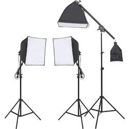 vidaXL Lighting Set for Photo Studio with Stand