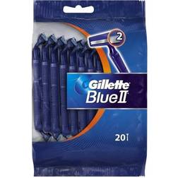 Gillette Blue II Men's Disposable Razors 20 Pack