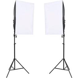 vidaXL Lampes de studio professionnelles 2 pcs 40x60 cm n/a