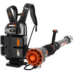 Worx Soffiatore a batteria Nitro, 80 V 4 batterie incluse