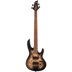 ESP LTD D-4 Bass Guitar Black Natural Burst Satin