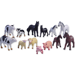 Green Rubber Toys Green Rubber Toys Bondegårdsdyr Sæt med 13 dyr
