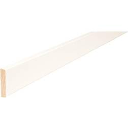 Raw HT 53H forkantliste 2 runde kanter hvid 9x55x3000 mm