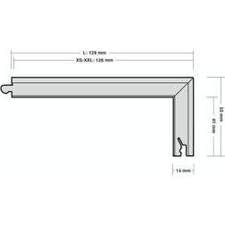 Berg & Berg Trapp B Ek XXL Spader Borstad Vitolja