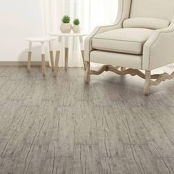 vidaXL Self-adhesive PVC Flooring Planks 2.51 mÂ² 2 mm Oak Washed