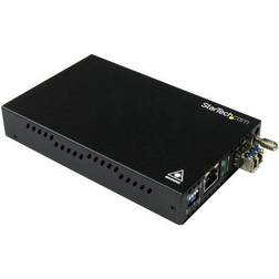 StarTech Gigabit Ethernet Copper-to-Fiber Media Converter SM LC 20 km