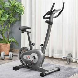 Homcom Exercise Bike Steel Grey