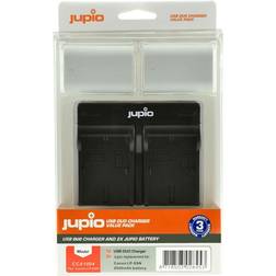 Jupio 2 x Batterie LP-E6N Ultra Chargeur duo