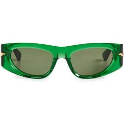 Bottega Veneta Solbriller - Grøn/Transparent Green