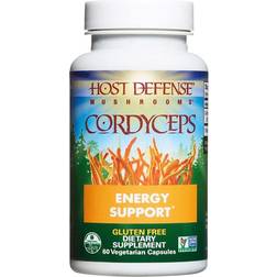 Host Defense Mushrooms Organic CordyCeps 60 Vegetarian Capsules 60 pcs