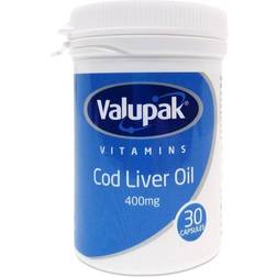 Valupak Vitamins Cod Liver Oil Capsules 400mg