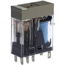 Omron Relæ, Plug-in, 8-polet, Dpdt, 5a, Mech & Led-indikatorer, Label Facilitet, 24vdc G2r-2-sn 24dc(s)