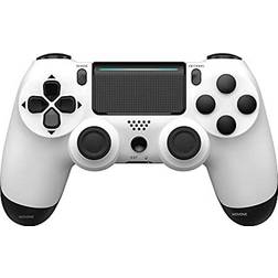 Movon Dual Vibration Wireless Controller (PS4) - White