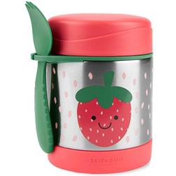 Skip Hop Spark Style Thermos per alimenti con cucchiaio/forchetta Fragola 325 ml, 3 anni