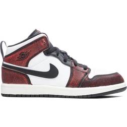 Nike Air Jordan 1 Mid SE PS - Black/White/Sail/Infrared