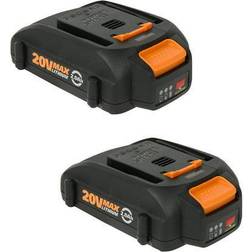 Worx WA3575.2 (2-Pack) 20V Max Li-ion Battery 2.0Ah