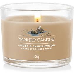 Yankee Candle Amber & Sandalwood Bougie Parfumée 37g