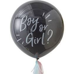 Ginger Ray Latex Ballons Boy or Girl Black