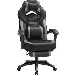 Songmics Adjustable Headrest Gaming Chair - Black/Grey