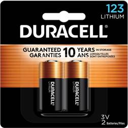 Duracell Ultra Lithium DL123A Batteries, 2-Pack