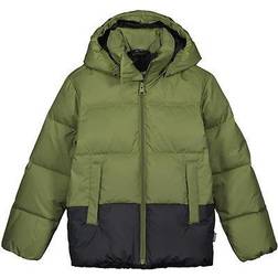 Reima Teisko Kid's Down Jacket - Khaki Green (5100104A-8930)