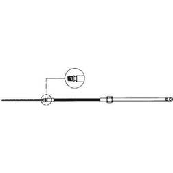 Ultraflex styrekabel m58, 18 fod