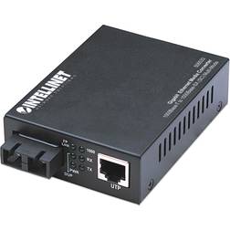 Intellinet Gigabit Ethernet Media Converter, 1000Base-T to 1000Base-Sx (SC) Multi-Mode, 550m fibermedieomformer GigE