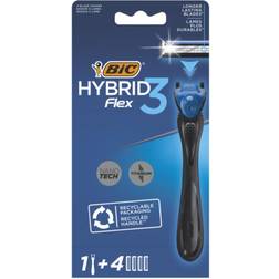 Bic FLEX3 Hybrid partakone vaihtoterät 4 kpl