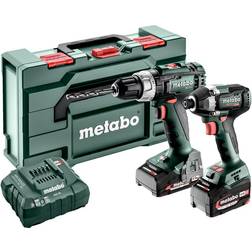 Metabo BSL SSD200LTBL 685194000 Trapano avvitatore a batteria, Avvitatore a percussione a batteria 18 V 4 Ah Li-Ion incl. batteria ricaricabile, incl