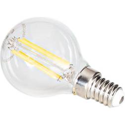 By Rydéns Ampoule à filament LED globe dimmable E14 4W Transparent Ø4,5 cm