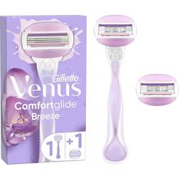 Gillette Venus Comfortglide Breeze Razor + 2 Cartridges