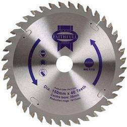 Faithfull Circular Saw Blade 150 x 20mm x 40T General-Purpose