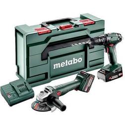 Metabo Combo set 2.4.4 2 machines 18V SB 18 W18 L 9-125 metabox 165L 685205500