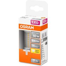 Osram LED-glödlampa LINE 7W/827 (60W) short R7s