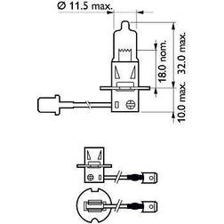 Philips Phillips glödlampa H3 LL EcoVision (1 st)