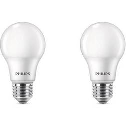 Philips LED E27 4,9W 470lm 2.700K mate 2 ud