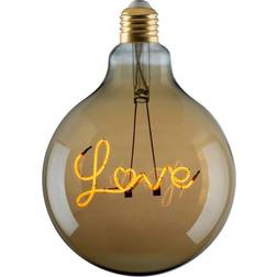 e3light Vintage E27 LED globepære "Love" ned