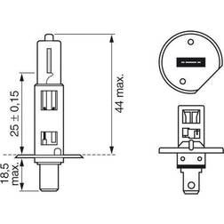 Bosch Halogenlampa H1 70W 24V