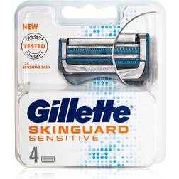 Gillette Skinguard Sensitive Spare Heads for Sensitive Skin 4 pc