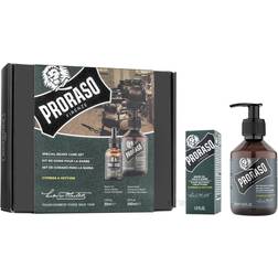 Proraso Gaveæske, Duo Pack, Skægshampoo & Skægolie, Cypress & Vetiver