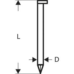Bosch D-kopstripnagel SN34DK 50 mm x 2.8 mm Set of 3000
