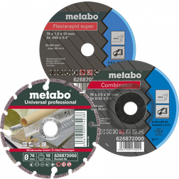 Metabo 626879000 Cutting Discs 76mm Starter Set x3 Pcs